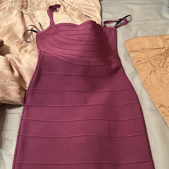 Hard to find purple Herve leger as seen on Giselle bundchen - Picture 3 of 5